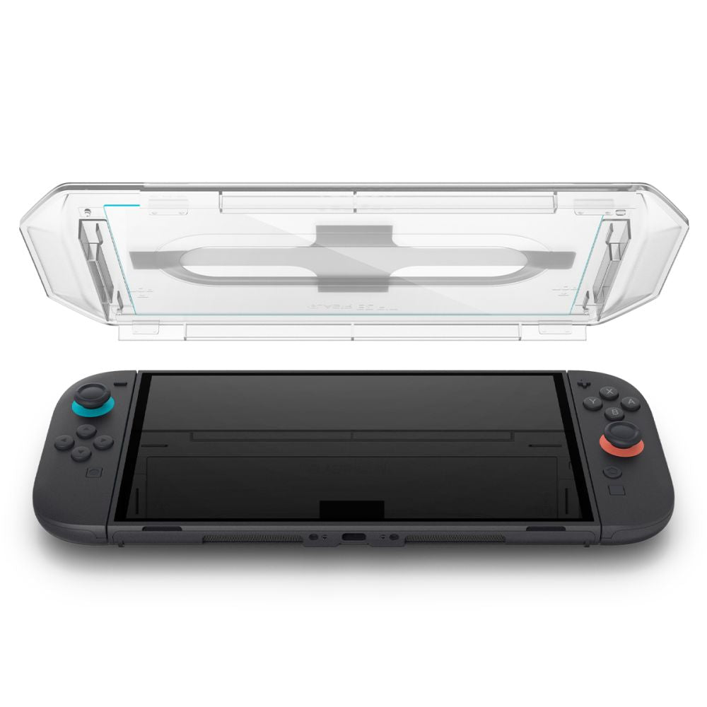 VETRO TEMPERATO SPIGEN GLAS.TR "EZ FIT" 2-PACK NINTENDO SWITCH 2 TRASPARENTE