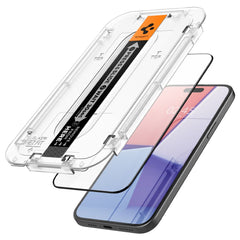 VETRO TEMPERATO SPIGEN GLAS.TR "EZ FIT" FC IPHONE 15 PLUS NERO