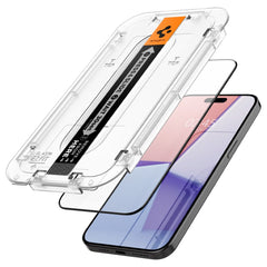VETRO TEMPERATO SPIGEN GLAS.TR "EZ FIT" FC IPHONE 15 PRO MAX NERO