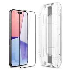 VETRO TEMPERATO SPIGEN GLAS.TR "EZ FIT" FC IPHONE 15 PRO MAX NERO