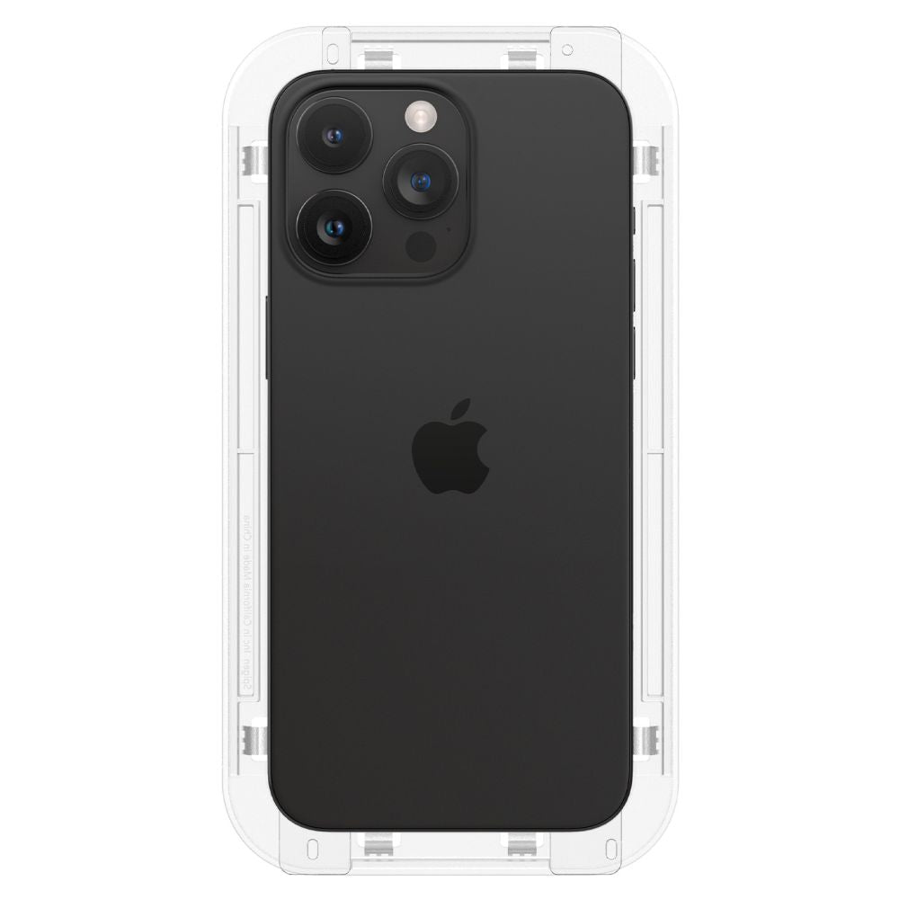VETRO TEMPERATO SPIGEN GLAS.TR "EZ FIT" FC IPHONE 15 PRO MAX NERO