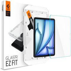 VETRO TEMPERATO PER IPAD AIR 11 6 / 2024 SPIGEN GLAS.TR "EZ FIT" CLEAR