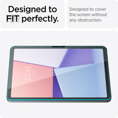 VETRO RESISTENTE PER IPAD AIR 13 2024 SPIGEN GLAS.TR "EZ FIT" TRASPARENTE