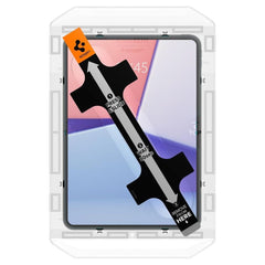 VETRO TEMPERATO PER IPAD PRO 11 5 / 2024 SPIGEN GLAS.TR "EZ FIT" TRASPARENTE