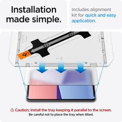 VETRO TEMPERATO PER IPAD PRO 13 7 / 2024 SPIGEN GLAS.TR "EZ FIT" CLEAR