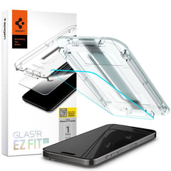 VETRO TEMPERATO SPIGEN GLAS.TR "EZ FIT" IPHONE 15 PRO MAX TRASPARENTE