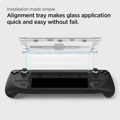 VETRO TEMPERATO SPIGEN GLAS.TR "EZ FIT" STEAM DECK / OLED TRASPARENTE