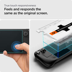 VETRO TEMPERATO SPIGEN GLAS.TR "EZ FIT" STEAM DECK / OLED TRASPARENTE