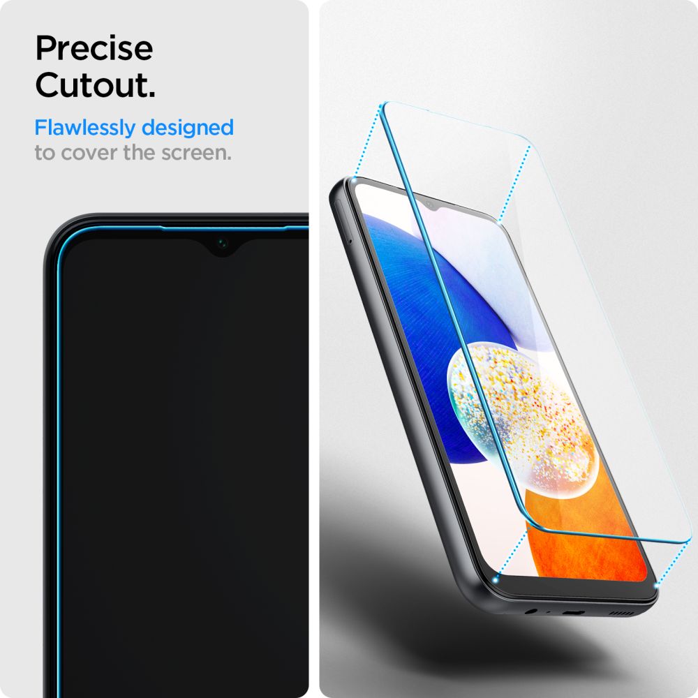 VETRO TEMPERATO SPIGEN GLAS.TR SLIM 2-PACK GALAXY A15 4G / 5G / A25 5G TRASPARENTE