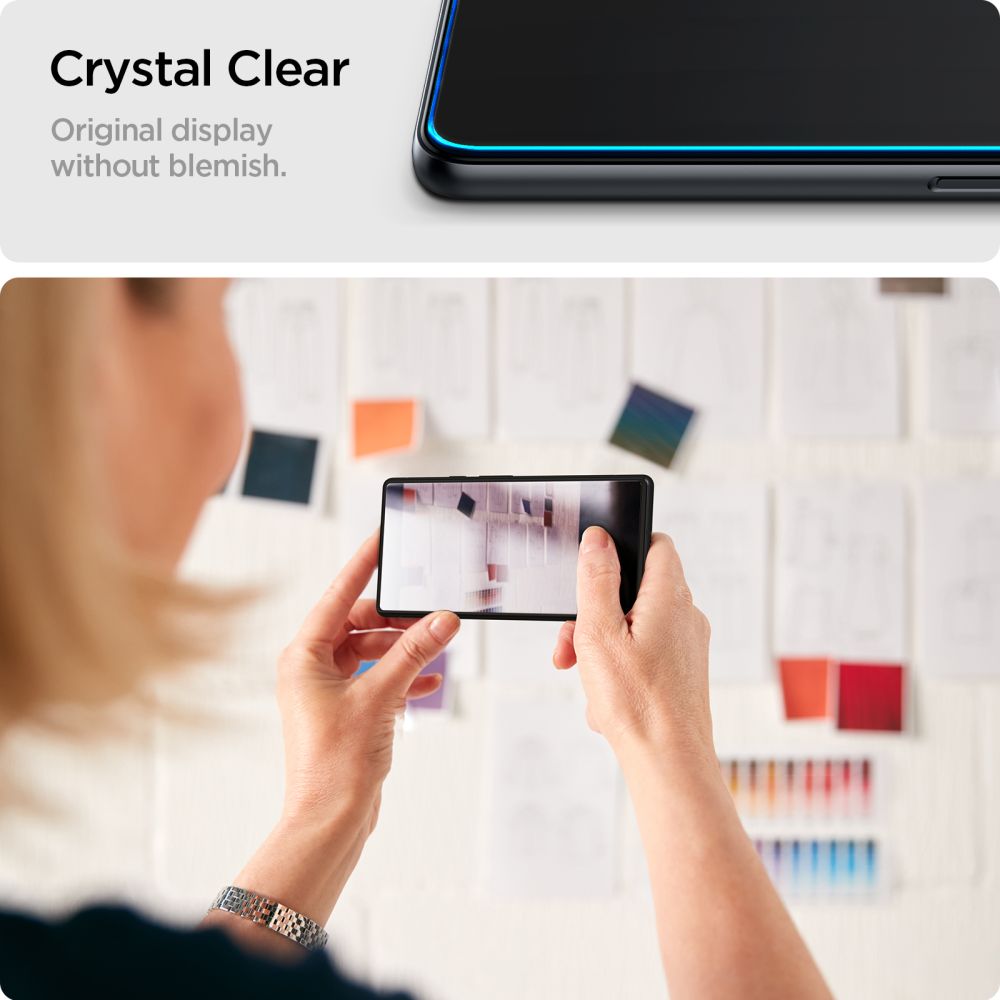VETRO TEMPERATO SPIGEN GLAS.TR SLIM 2-PACK GALAXY A15 4G / 5G / A25 5G TRASPARENTE