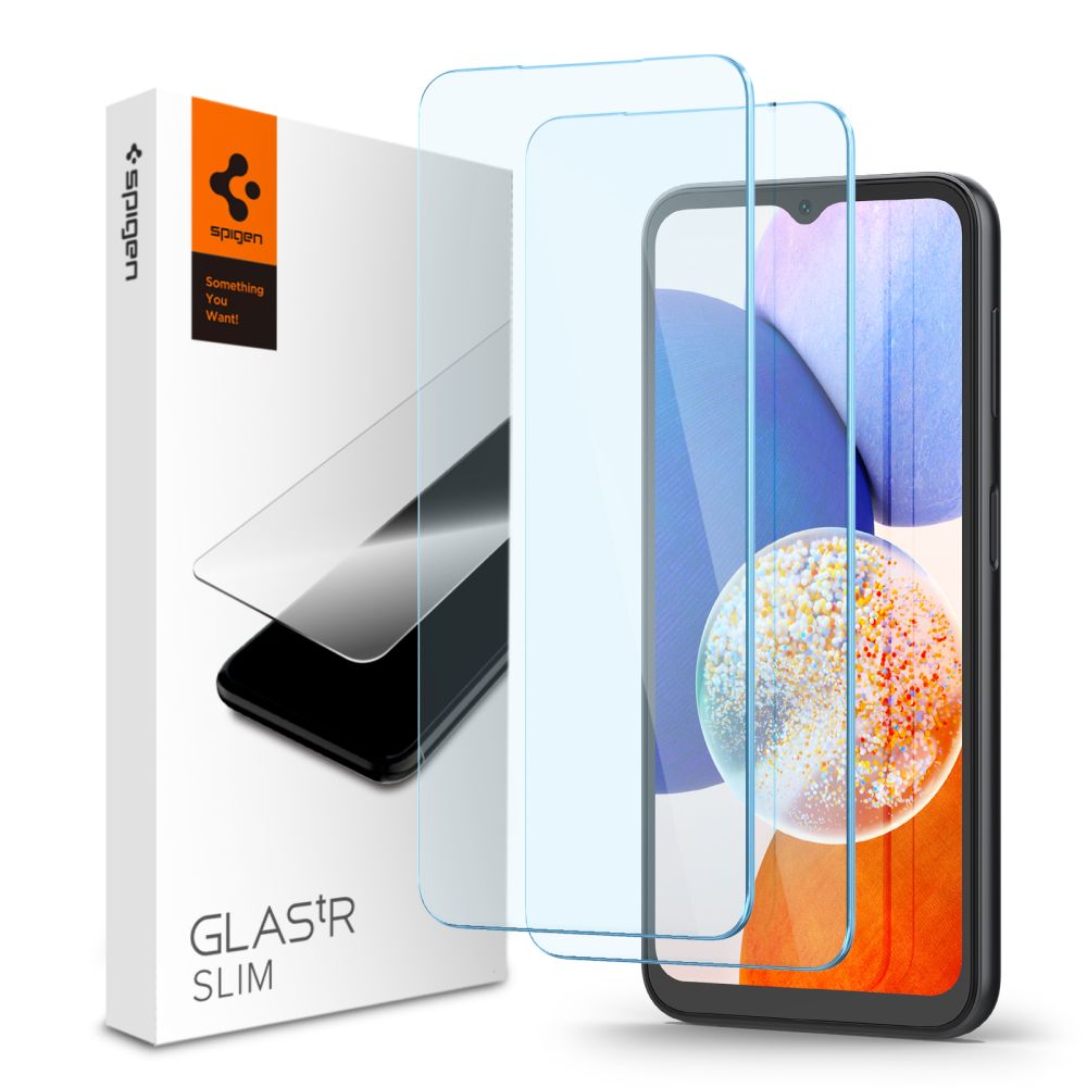 VETRO TEMPERATO SPIGEN GLAS.TR SLIM 2-PACK GALAXY A15 4G / 5G / A25 5G TRASPARENTE