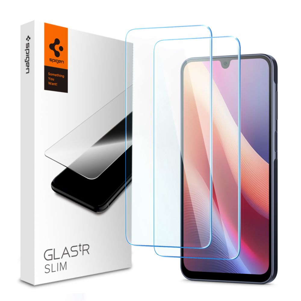 VETRO TEMPERATO SPIGEN GLAS.TR SLIM 2-PACK GALAXY A16 4G / 5G TRASPARENTE