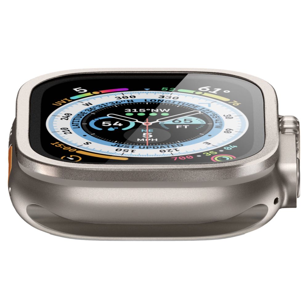VETRO TEMPERATO SPIGEN GLAS.TR SLIM PRO PER APPLE WATCH ULTRA 49 MM TITANIO