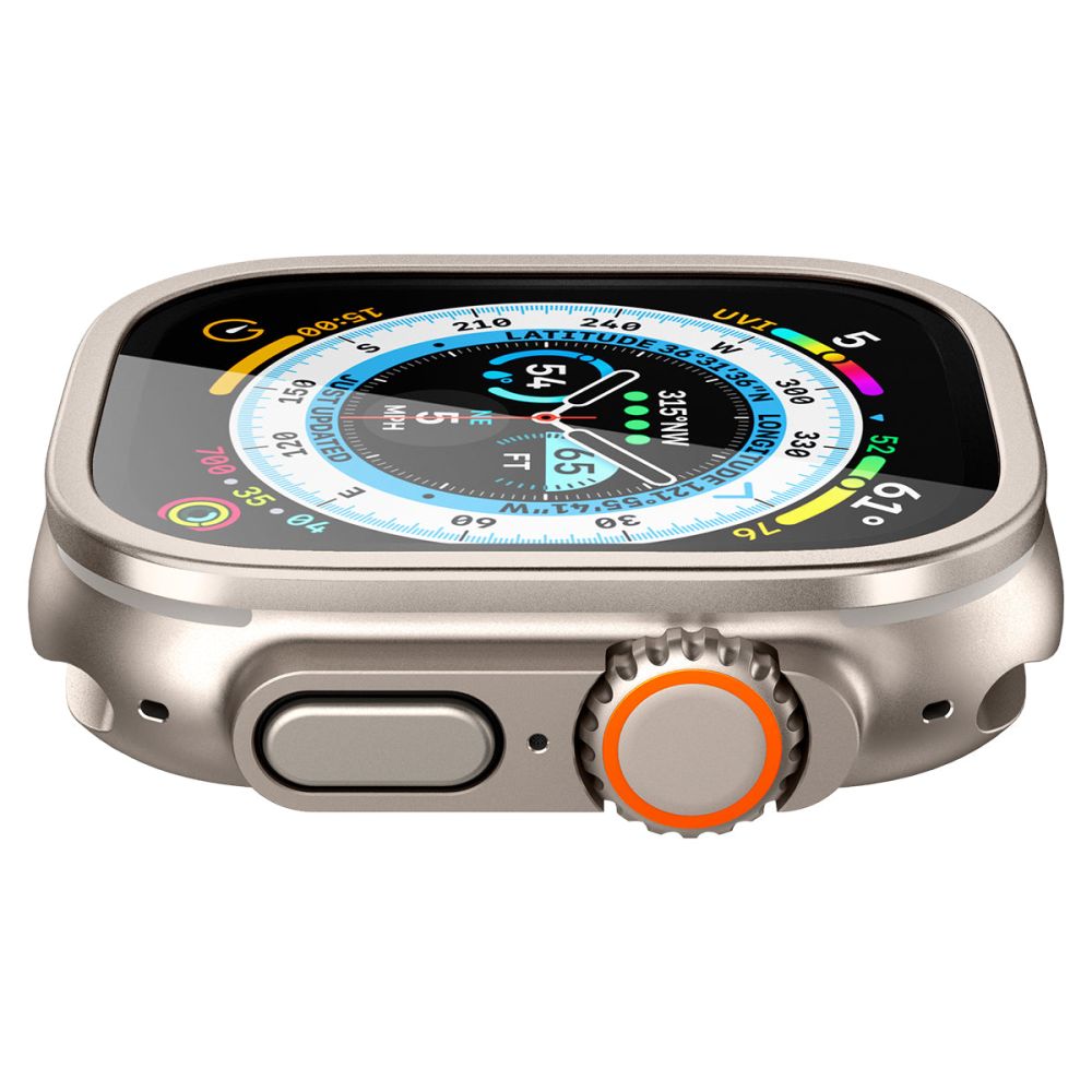 VETRO TEMPERATO SPIGEN GLAS.TR SLIM PRO PER APPLE WATCH ULTRA 49 MM TITANIO