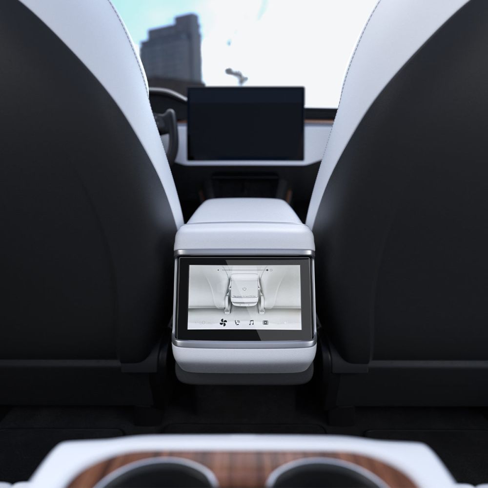 VETRO TEMPERATO SPIGEN GLAS.TR SLIM TESLA MODEL X 2022 / MODEL S 2021 NERO