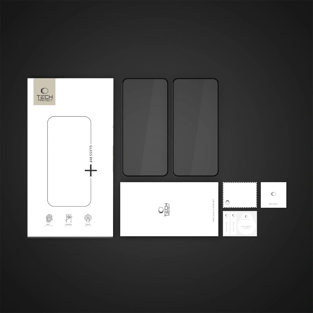 VETRO TEMPERATO TECH-PROTECT GLASS FIT+ 2-PACK NOTHING PHONE 3A / 3A PRO NERO