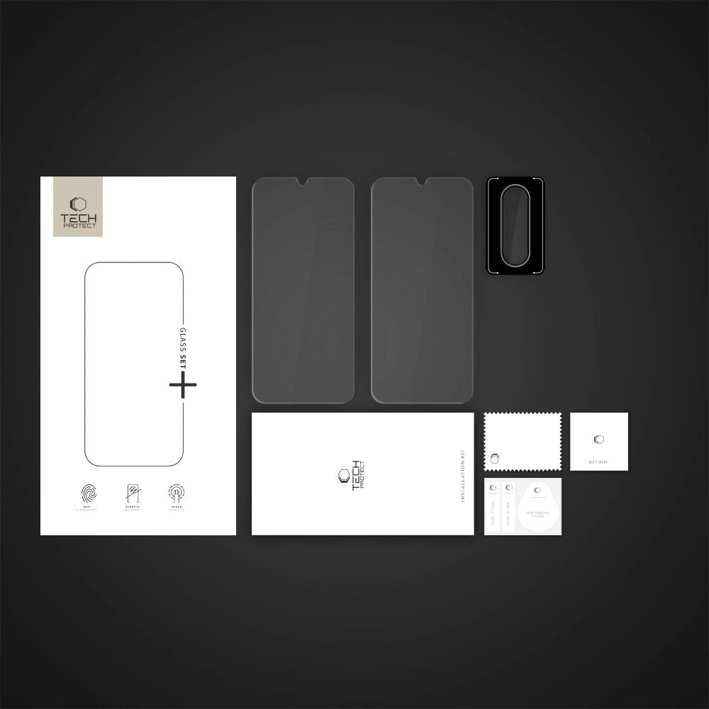VETRO TEMPERATO TECH-PROTECT GLASS SET+ GALAXY A26 5G TRASPARENTE