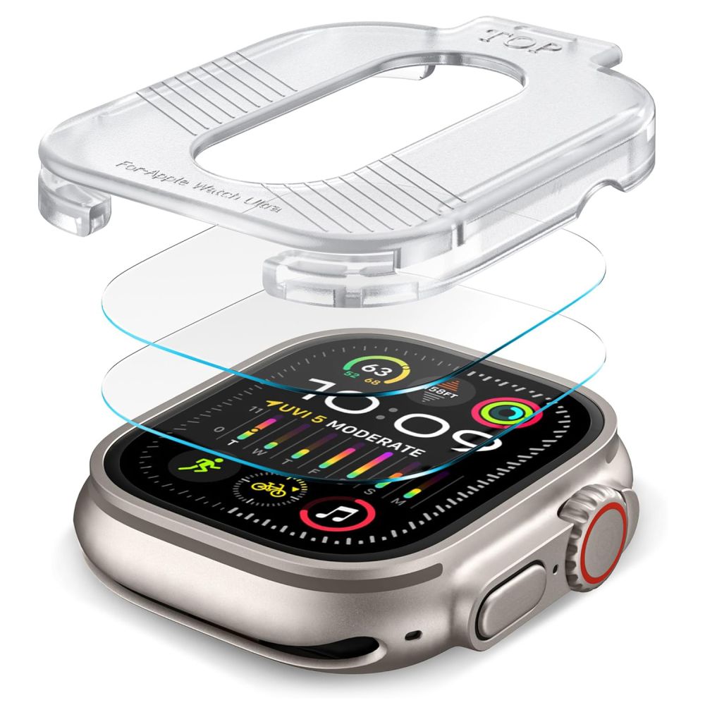 VETRO TEMPERATO TECH-PROTECT SUPREME SET 2-PACK APPLE WATCH ULTRA 1 / 2 (49 MM) TRASPARENTE
