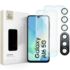 VETRO TEMPERATO TECH-PROTECT SUPREME SET GALAXY A16 4G / 5G TRASPARENTE