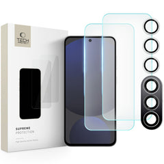 VETRO TEMPERATO TECH-PROTECT SUPREME SET GALAXY S24 FE TRASPARENTE