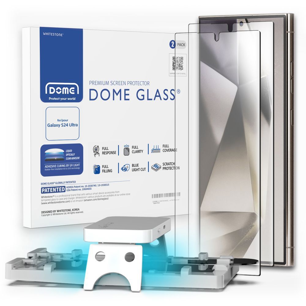 VETRO TEMPERATO WHITESTONE DOME GLASS 2-PACK GALAXY S24 ULTRA CHIARO