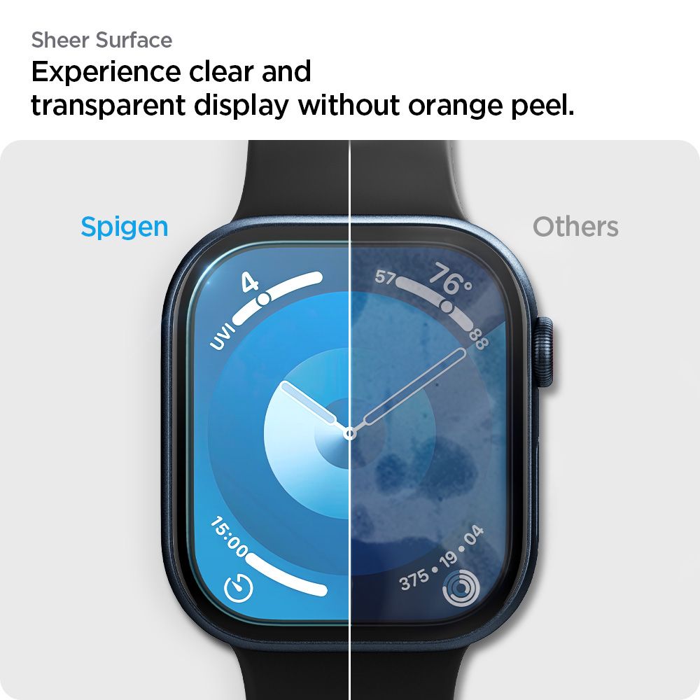 VETRO TEMPERATO HOFI SPIGEN ELITE SHIELD "EZ FIT" 2-PACK APPLE WATCH 10 (42 MM) TRASPARENTE