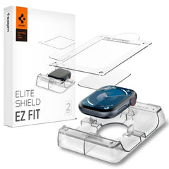 VETRO TEMPERATO HOFI SPIGEN ELITE SHIELD "EZ FIT" 2-PACK APPLE WATCH 10 (42 MM) TRASPARENTE