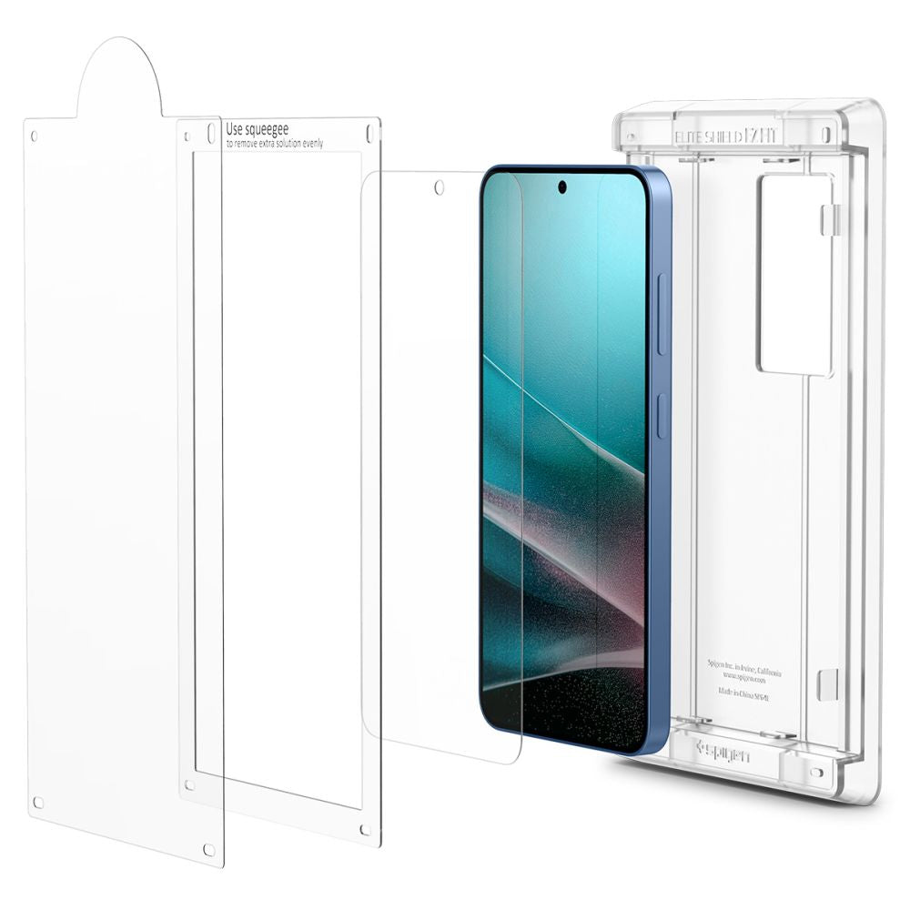 VETRO TEMPERATO SPIGEN ELITE SHIELD "EZ FIT" HD GALAXY S25+ PLUS TRASPARENTE
