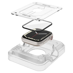 2X VETRO TEMPERATO PER APPLE WATCH 41 MM SPIGEN PROFLEX "EZ FIT" 2-PACK TRASPARENTE