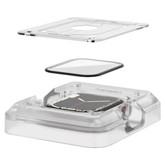 2X VETRO TEMPERATO PER APPLE WATCH 41 MM SPIGEN PROFLEX "EZ FIT" 2-PACK TRASPARENTE
