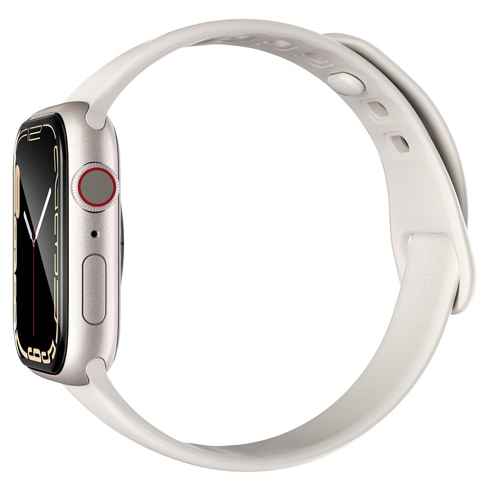 2X VETRO TEMPERATO PER APPLE WATCH 41 MM SPIGEN PROFLEX "EZ FIT" 2-PACK TRASPARENTE