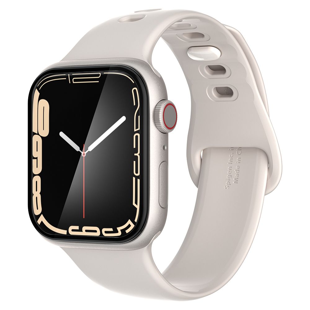 2X VETRO TEMPERATO PER APPLE WATCH 45 MM SPIGEN PROFLEX "EZ FIT" 2-PACK TRASPARENTE