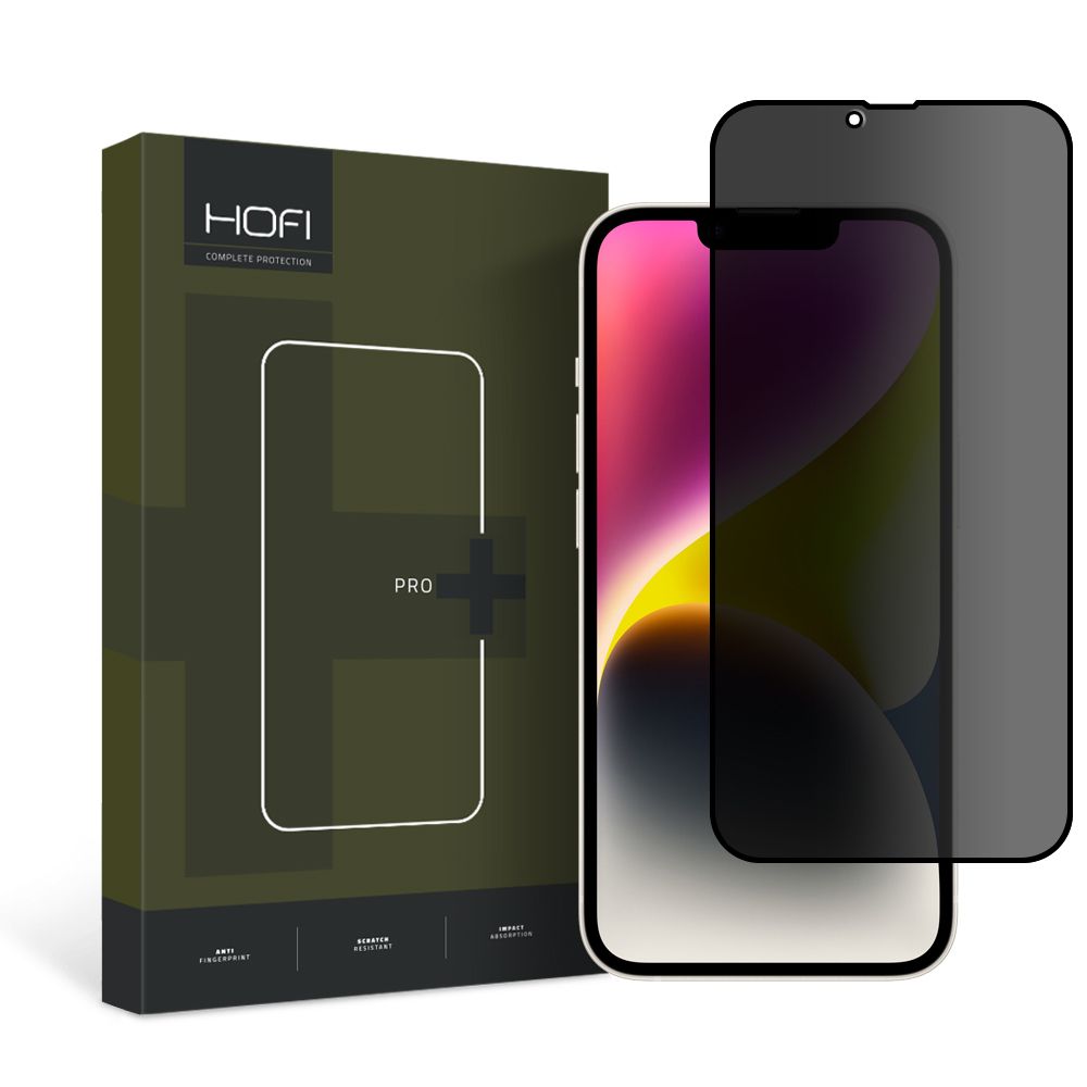 ANTI-SPY VETRO TEMPERATO HOFI ANTI SPY GLASS PRO+ IPHONE 13 PRO MAX / 14 PLUS PRIVACY