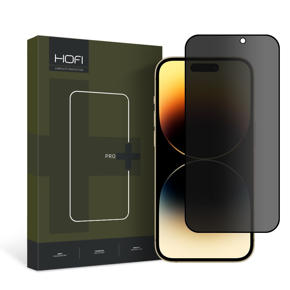 ANTI-SPY VETRO TEMPERATO HOFI ANTI SPY GLASS PRO+ IPHONE 15 PRO MAX PRIVACY