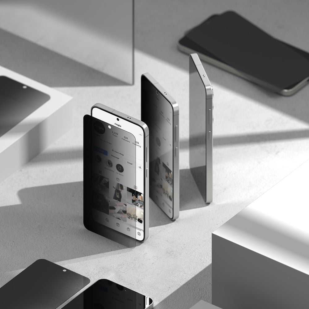 VETRO TEMPERATO RINGKE EASY SLIDE 2-PACK GALAXY S25+ PLUS PRIVACY
