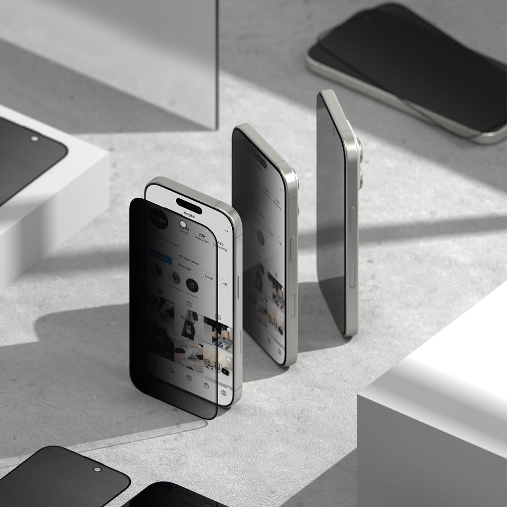 VETRO TEMPERATO RINGKE EASY SLIDE 2-PACK GALAXY S25 PRIVACY