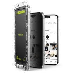 VETRO TEMPERATO RINGKE EASY SLIDE 2-PACK IPHONE 15 / 16 PRIVACY