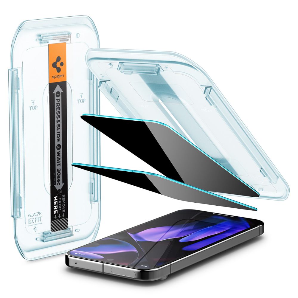 VETRO TEMPERATO SPIGEN GLAS.TR "EZ FIT" 2-PACK GOOGLE PIXEL 9 / 9 PRO PRIVACY