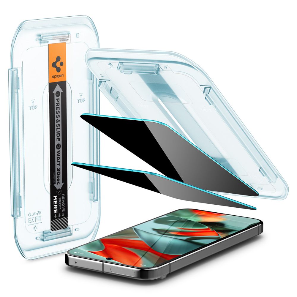 VETRO TEMPERATO SPIGEN GLAS.TR "EZ FIT" 2-PACK GOOGLE PIXEL 9 PRO XL PRIVACY