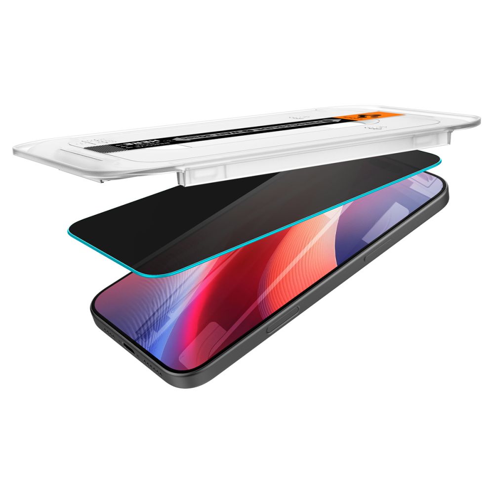 VETRO TEMPERATO SPIGEN GLAS.TR "EZ FIT" 2-PACK IPHONE 16 PRO MAX PRIVACY