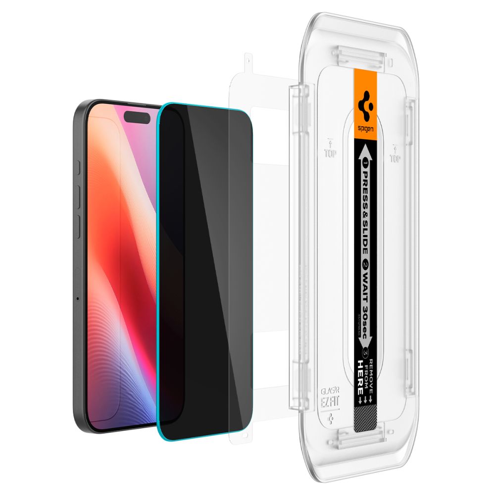 VETRO TEMPERATO SPIGEN GLAS.TR "EZ FIT" 2-PACK IPHONE 16 PRO MAX PRIVACY