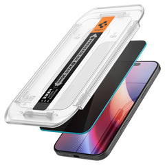 VETRO TEMPERATO SPIGEN GLAS.TR "EZ FIT" 2-PACK IPHONE 16 PRO PRIVACY