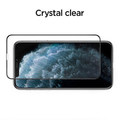 VETRO TEMPERATO SPIGEN ALM GLASS FC IPHONE 11 PRO MAX NERO