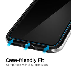 VETRO TEMPERATO SPIGEN ALM GLAS.TR SLIM 2-PACK IPHONE 11