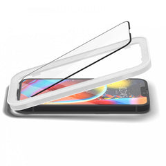 2X VETRO TEMPERATO SPIGEN ALM GLASS FC 2-PACK IPHONE 13 / 13 PRO NERO