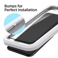 VETRO TEMPERATO SPIGEN ALM GLASS FC IPHONE 11 NERO