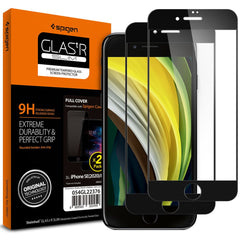 VETRO TEMPERATO SPIGEN GLASS FC 2-PACK IPHONE 7/8/SE 2020 / SE 2022 NERO