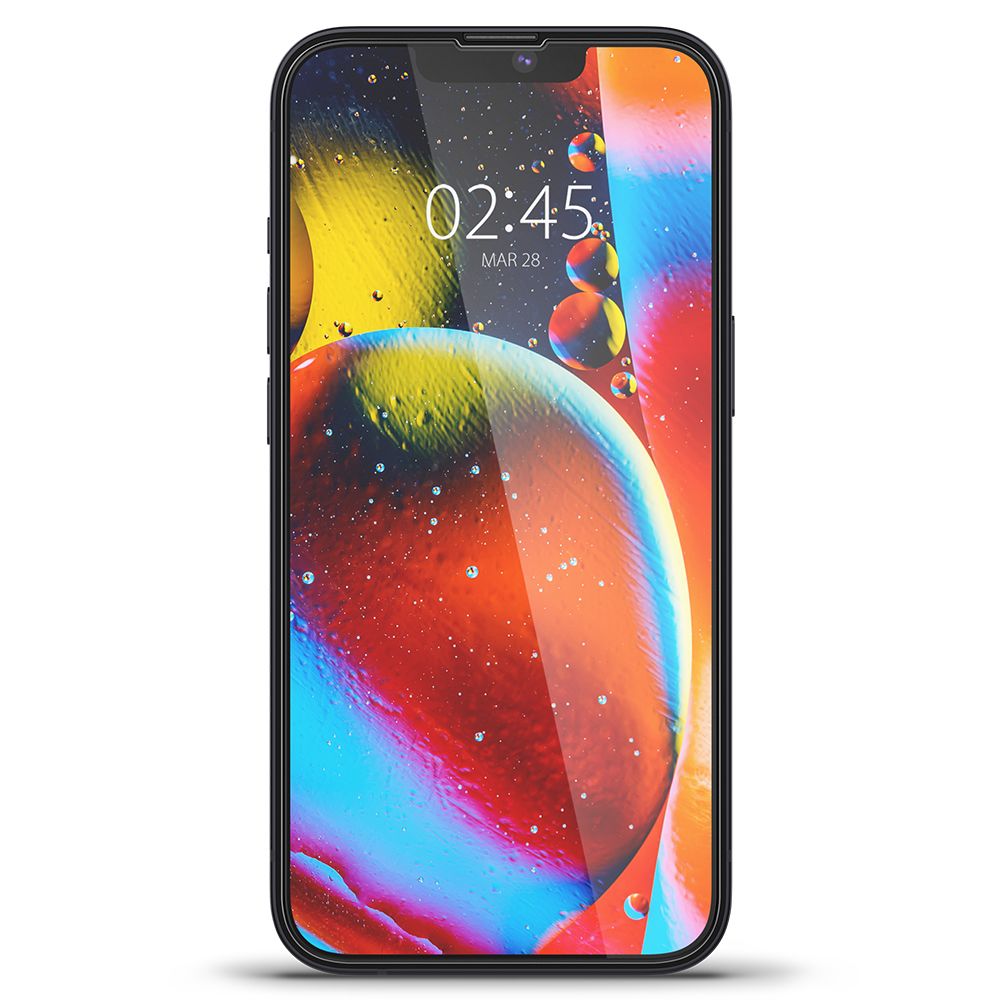 VETRO TEMPERATO SPIGEN GLASS FC IPHONE 13 / 13 PRO NERO
