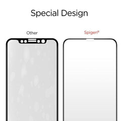 VETRO TEMPERATO SPIGEN GLASS FC IPHONE X/XS NERO