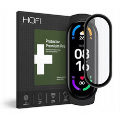 VETRO TEMPERATO PER XIAOMI MI SMART BAND 6 HOFI HYBRID GLASS NERO